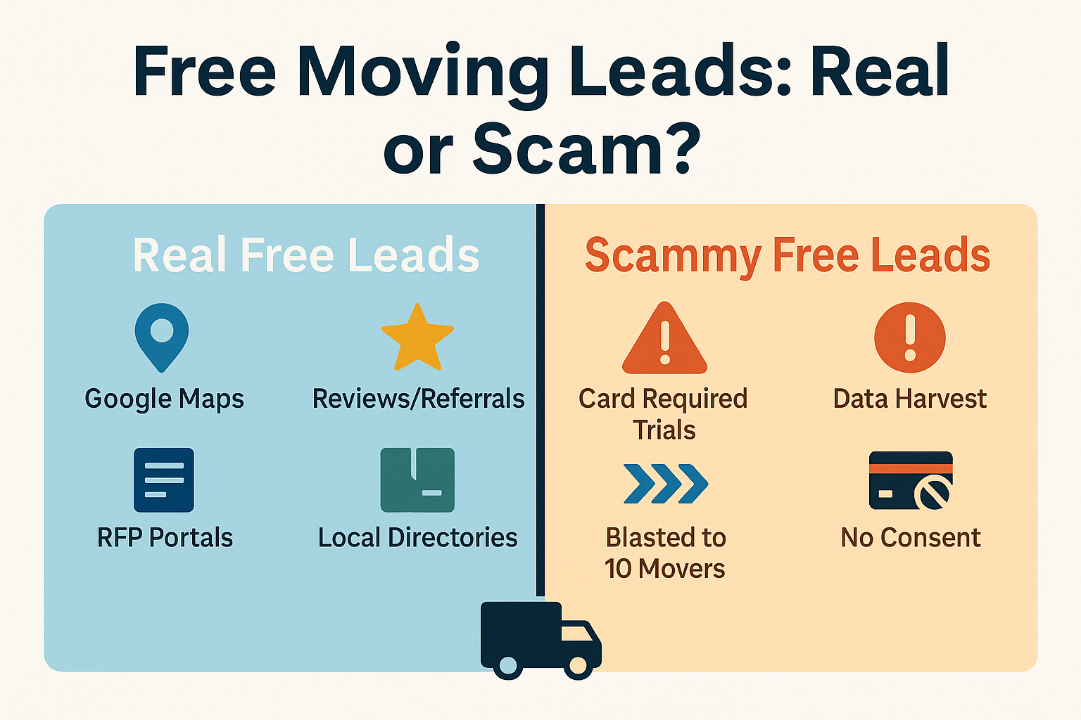 Are Free Moving Leads a Scam? What Movers Need to Know