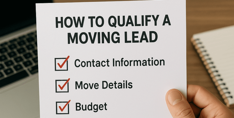 How to Qualify a Moving Lead Before You Call