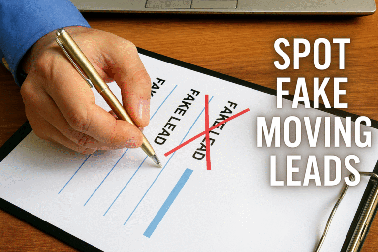 How to Spot Fake Moving Leads Before You Waste Time