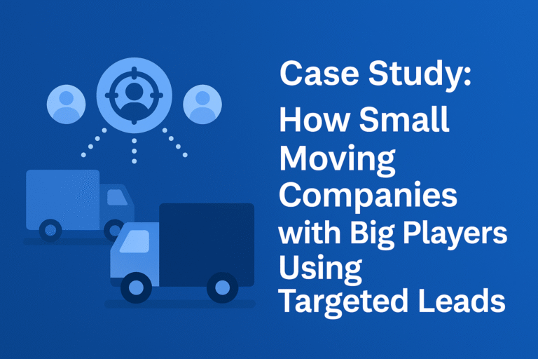 Case Study: How Small Moving Companies Compete with Big Players Using Targeted Leads