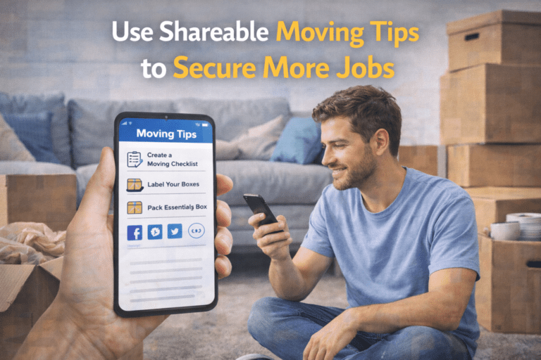 How to Leverage Shareable Moving Tips to Secure More Jobs