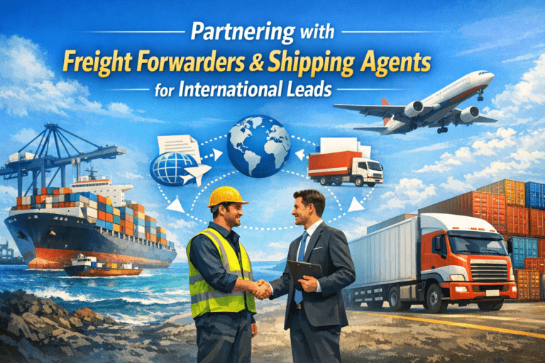 Partnering with Freight Forwarders & Shipping Agents to Win International Moving Leads
