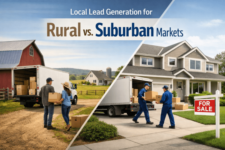 Local Lead Generation for Rural vs. Suburban Markets