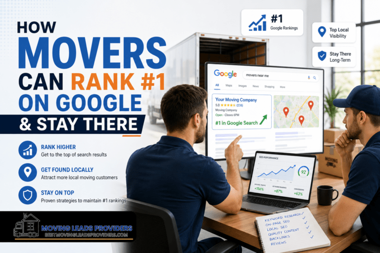 How Moving Companies Can Rank #1 on Google & Stay There
