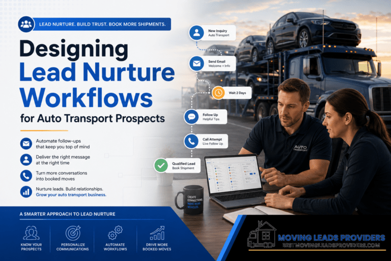 How to Design Lead Nurture Workflows for Auto Transport Prospects