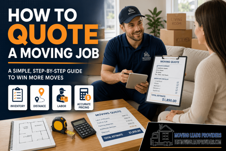 How Moving Companies Can Quote Jobs Accurately and Win More Bookings