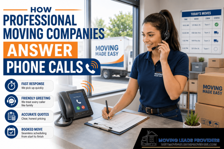 How Professional Moving Companies Answer Phone Calls